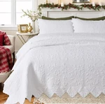 Brandream White Set Full Size Matelasse Coverlet Cotton Farmhouse. Fixed Price $172.80.