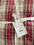 Pottery Barn Hannon Plaid Reversible King COMFORTER+2 Shams Christmas New. Fixed Price $229.99.
