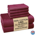 Casa Platino Full Size Set 6 Piece Cooling 100% Cotton. Fixed Price $60.16.