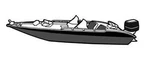 7.6OZ Styled To Fit Boat Cover Fiberking Bomber 200 All Years. Fixed Price $509.43.