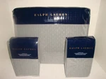 Ralph Lauren Elyssa Matelasse King Coverlet Euro Shams Set Pale Pewter Grey $645. Fixed Price $250.00.