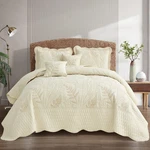 Daisyhuang Botanical Oversized Bedspread King - Leaves Pattern Stitching. Fixed Price $199.47.