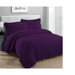 Fancy Collection Luxury Bedspread Coverlet Embossed Solid Purple Ne.... Fixed Price $43.99.