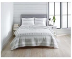 Better Homes & Gardens Embroidered Stripe King Quilt Only. Fixed Price $55.00.