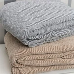 Fabstyles 100% Cotton Soft And Cozy Blanket - Herringbone Weave. Fixed Price $59.99.