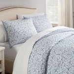 Waverly Traditions Dashing Damask 3 Pc Quilt Set With Shams Full/queen. Fixed Price $79.99.