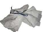 Meadow Park Stonewashed Gray Linen Ruffled (2) King Pillow Shams 20 X 36. Fixed Price $55.20.