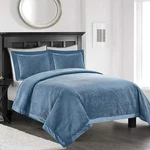 Simple&opulence Velvet Lavish Design With Brushed Microfiber 3PCS Bedspreads .... Fixed Price $70.55.