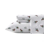 Nautica King Flannel Sheet Set Penguin Toss Soft Cozy Warm Bedding. Fixed Price $99.10.