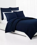 Ralph Lauren Navy Blue King Kaia Matelass Coverlet Bedspread. $385. Fixed Price $255.00.