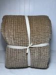 Pottery Barn Velvet Scallop Edge Reversible Quilt King/cal Bronze Read. Fixed Price $129.00.