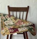 Greenland Home Quilt Throw Patchwork Reversible 50 X60 100% Cotton Peasant Guc. Fixed Price $39.00.