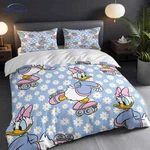 Cute Daisy Duck Go Rollerblading Flowers 3D Quilt Bedding Set Best Price. Fixed Price $76.99.