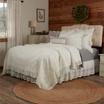 Vhc Kathryn Soft White Cotton Queen Quilt 90X90 Country Cottage. Fixed Price $169.95.