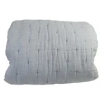 Pottery Barn Everyday Linen Comfort Quilt King Chambray Blue Open Box Dust Spot. Fixed Price $234.95.