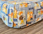 Vintage 70S Sears & Roebuck Tom Sawyer Collie Frog Fish Bedspread Twin Nostalgia. Fixed Price $84.50.