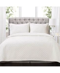 Lush Decor Ava Diamond Oversized Cotton 3 Piece Quilt Sets. Fixed Price $89.00.