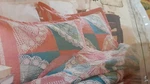 2 American Pacific Standard Pillow Sham Hand-quilted Crochet Fan Cottage Shabby. Fixed Price $29.99.