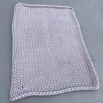 Donna Sharp Chunky Knit Throw Blanket 47 65 Gray Weighted Relaxing. Fixed Price $80.00.