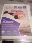 Hygea Natural Vinyl Mattress Cover/ Box Spring Protector Full Size. Fixed Price $11.99.