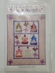 "i Love Angels" Quilt Pattern Wall Hanging Or Lap Blanket New Size 39" X 50". Fixed Price $9.99.