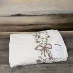 Pottery Barn Loveshackfancy Embroidered Bow Table Throw 50 Spots Read Details. Fixed Price $39.95.