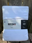 HUDSON43 100% Cotton Solid White 400 Count King Sheets Set Bag *. Fixed Price $30.00.