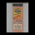 Matchbook Cover 1930S Diamond Quality John's Corner East St. Cloud. Fixed Price $9.95.