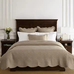 Calla Angel Sage Garden Luxury Pure Cotton Matelasse Quilt, King, Coffee. Fixed Price $292.47.