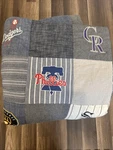 Pottery Barn Teen Mlb Patchwork Quilt - Full/ Queen. Fixed Price $130.00.