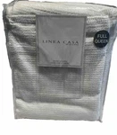 Linea Casa/sferra Stonewashed Full/queen Matelasse Coverlet White 100% Ctn Nip. Fixed Price $99.99.