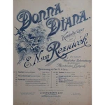Emil Von Donna Diana Opera Singing Piano 1895. Fixed Price $304.02.