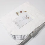 New Package 100% Silk Blanket Quilt White 87" X 95" King. Fixed Price $112.50.