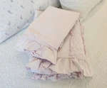 Simply Shabby Chic Rachel Ashwell Twin Pink Ruffled Duvet & Sham Set. Fixed Price $47.99.