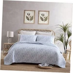 Tommy Bahama - Quilt Set, Reversible Cotton Bedroom Decor With Queen Blue Sky. Fixed Price $149.06.