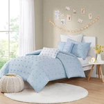 Brooklyn Cotton Jacquard Comforter Set, Full/queen. Fixed Price $191.49.