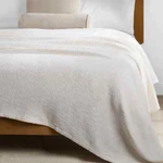 Nate Home By Berkus Waffle Blanket, Queen/ King Parchment. Fixed Price $49.99.
