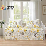 Hailea Twin Daybed Cover Floral Bedding Piece 39"X75", Banana Yellow. Fixed Price $64.83.