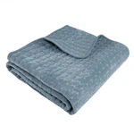 Velvet Stitch Chambray With White Quilted Throw - Levtex Home. Fixed Price $54.99.