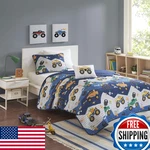 Intelligent Kids Nash Reversible Quilt Set, Vibrant Fun Design, Lightweig. Fixed Price $100.32.
