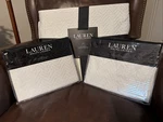 Ralph Lauren Kaia King Coverlet Set Sage Chevron Matelass With Shams 3 Piece. Fixed Price $168.71.