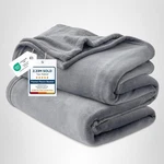 Bedsure Gentlesoft Fleece Blankets Queen Size Grey - Warm Winter. Fixed Price $26.99.