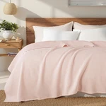 Exclusivo Mezcla 100% Cotton Muslin Gauze Waffle King (90"X104"), Pink. Fixed Price $57.11.