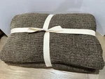 West Elm Chenille Reflections Coverlet King Cognac Imperfect. Fixed Price $109.00.