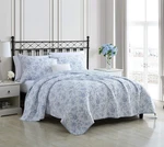 Laura Ashley - Full/queen Quilt Set, Reversible Cotton Bedding With Matching Sha. Fixed Price $141.99.