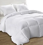 Utopia Bedding Down Alternative Comforter (queen, White) - All Season. Fixed Price $50.00.