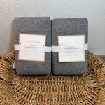Pottery Barn Teen Camden Reversible Quilted Sham Set Of 2, Standard Steel Gray. Fixed Price $52.20.