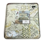 Smith Twin Boho Patchwork Quilt Aimee 68 X 86 Yellow Gray Birds 100% Cotton. Fixed Price $62.00.