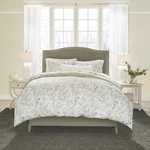 Laura Ashley Home - Queen Duvet Cover Set, Cotton Reversible Bedding With Mat.... Fixed Price $116.11.
