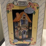 Cottage Cozy's French Country Tealight Village Set (new In Box). Fixed Price $75.00.